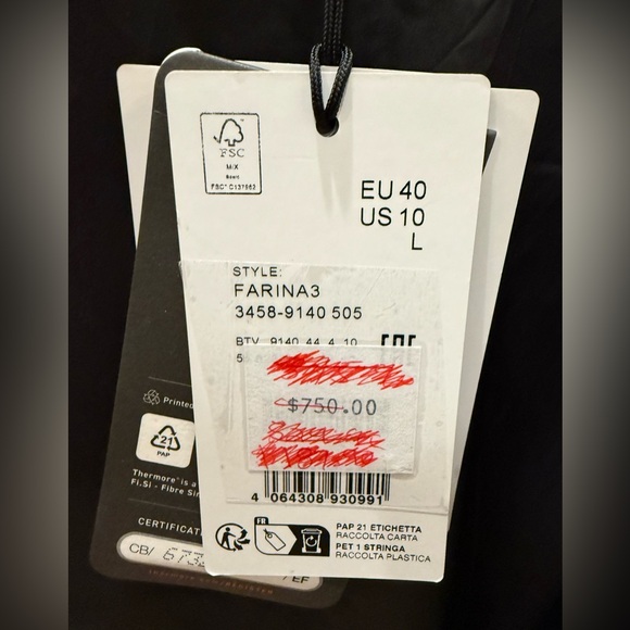 NWTs Bogner Fire + Ice Farina3 Women’s Ski Jacket. Sz. 10 - Picture 7 of 9